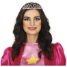 Stříbrná kovová čelenka princezny